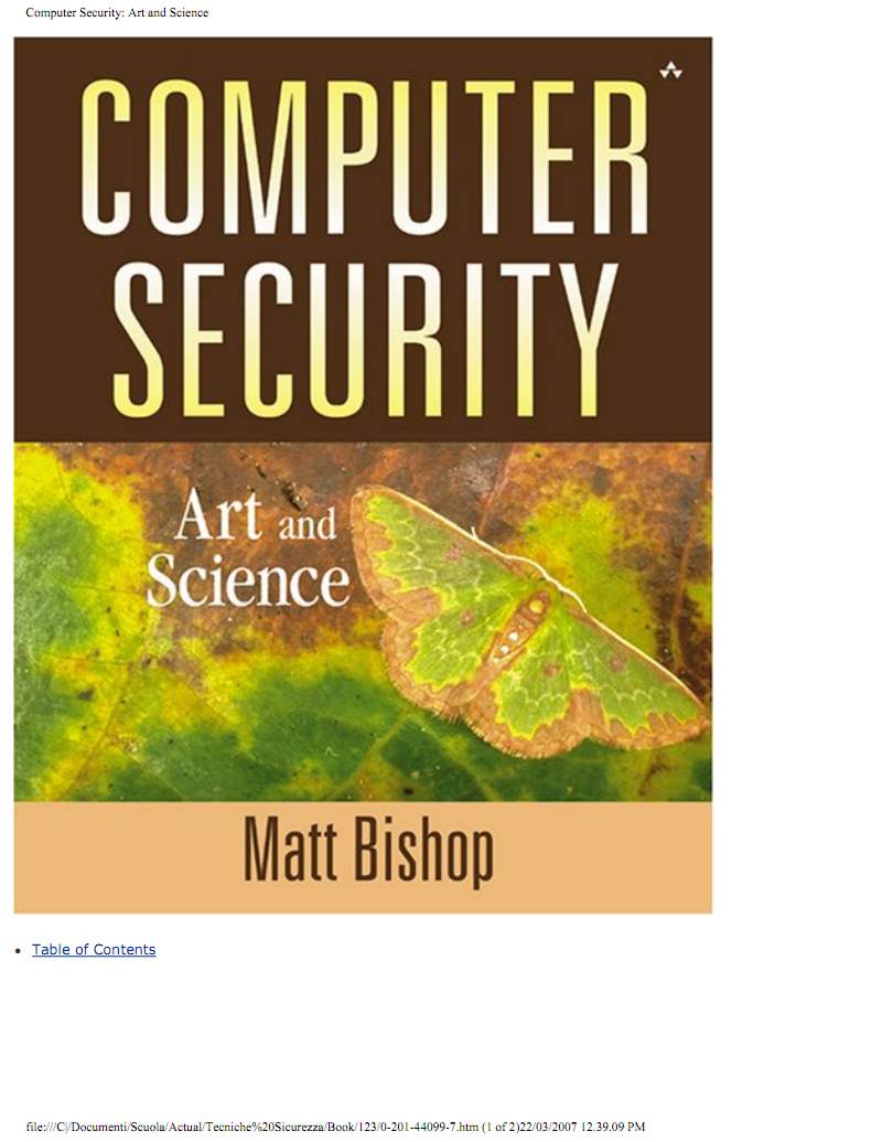 Computer Security代写